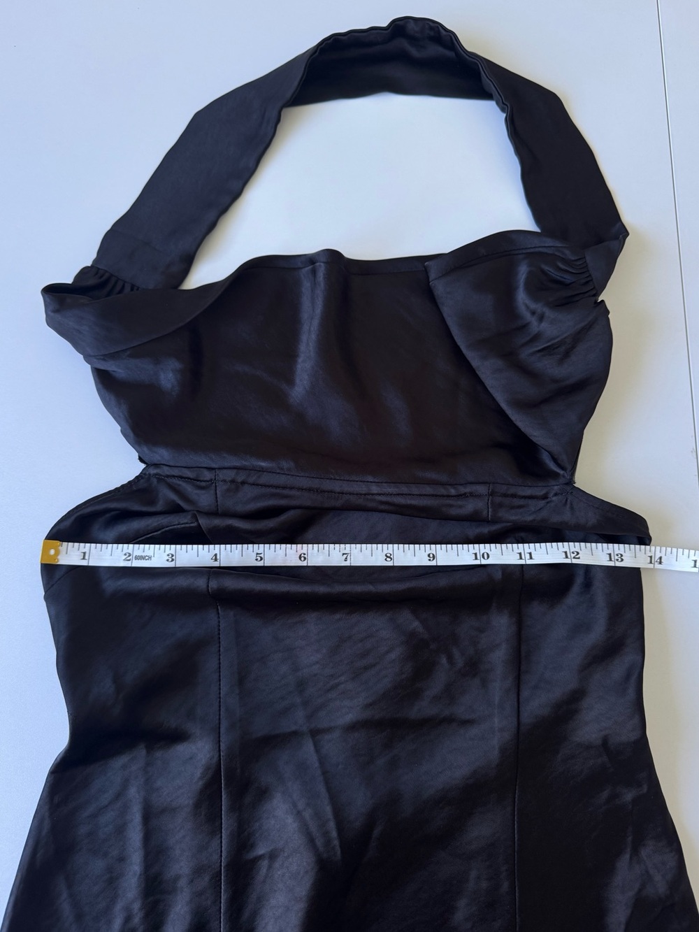 Meshki Cher Satin Strapless Mini Dress in Black - Size S - Picture 11 of 12